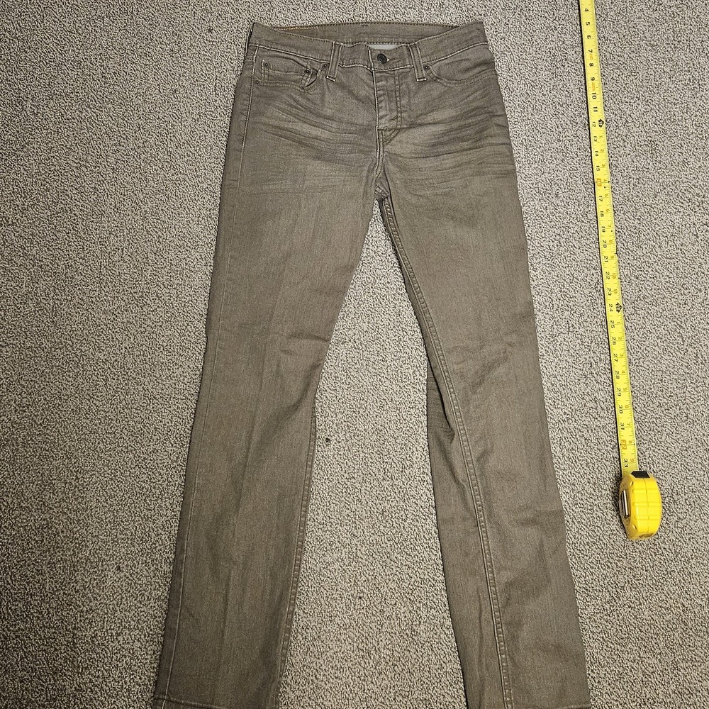 Levi's 511 Jeans Mens 30x32 Gray Workwear‎ Normcore Straight Leg Denim Jeans